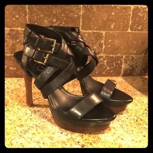 BCBG Platform Strappy Sandal